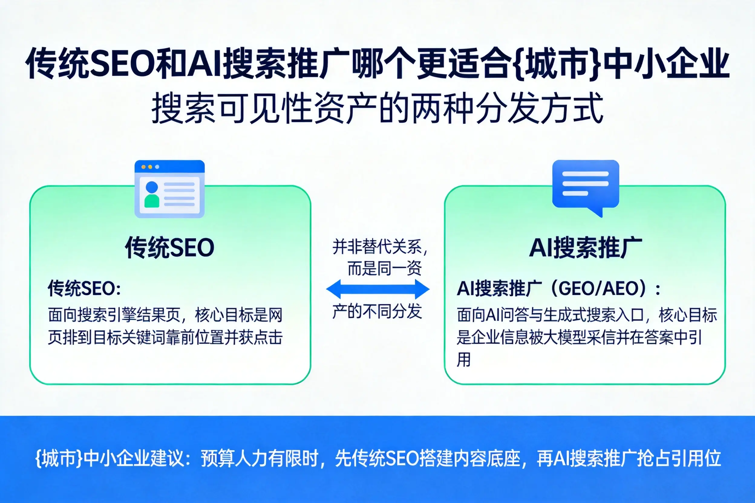 传统SEO和AI搜索推广哪个更适合驻马店中小企业