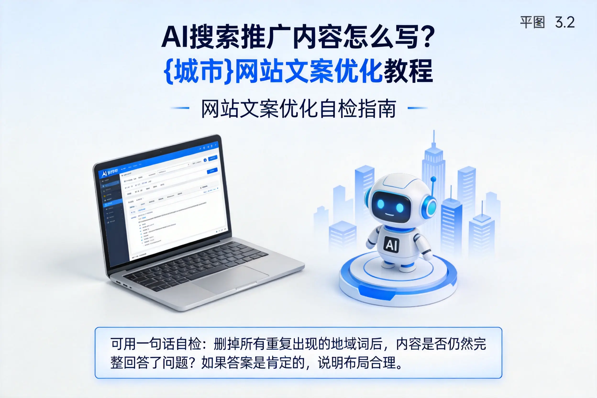 AI搜索推广内容怎么写?驻马店网站文案优化教程