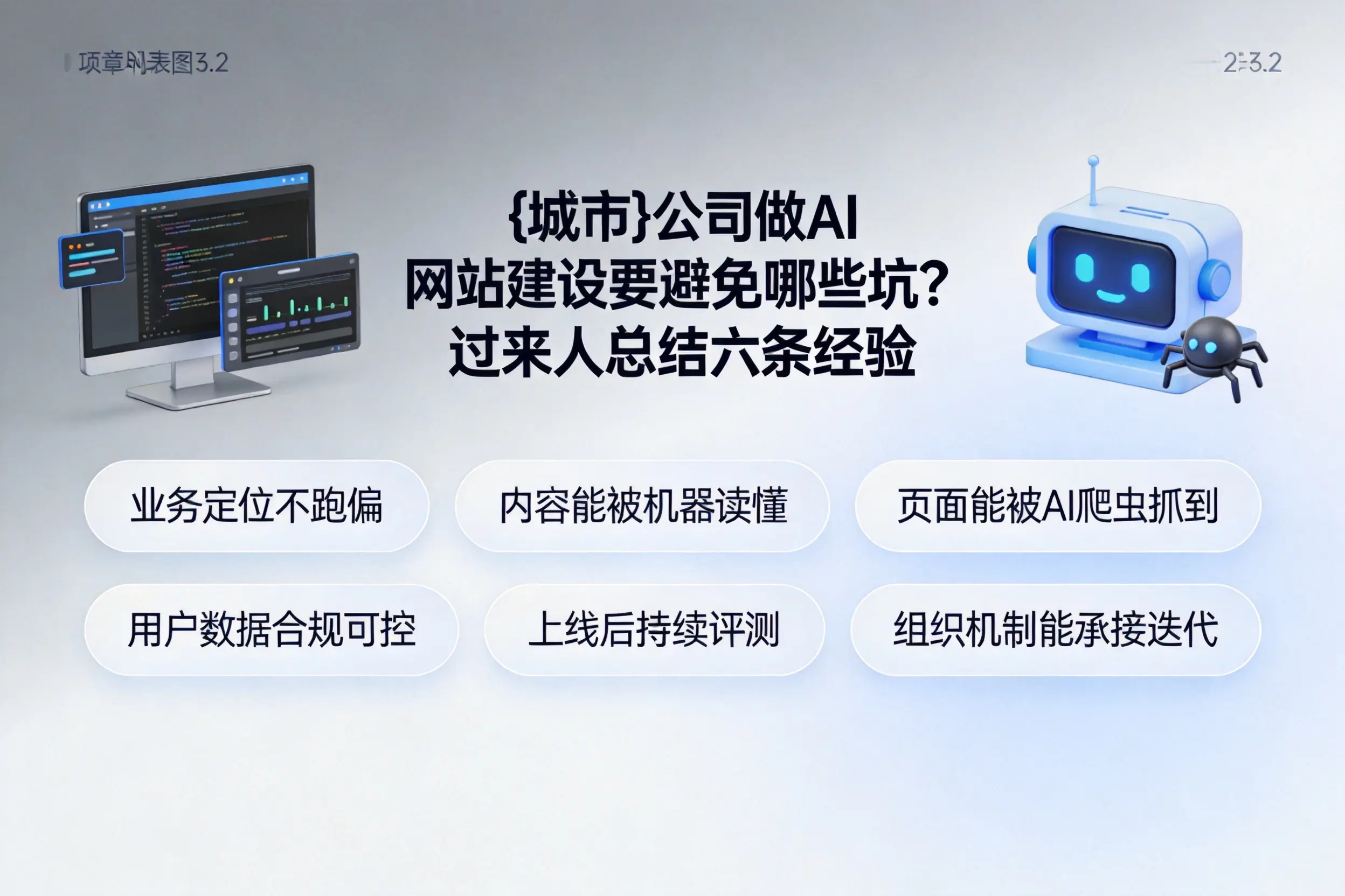 驻马店公司做AI网站建设要避免哪些坑?过来人总结六条经验