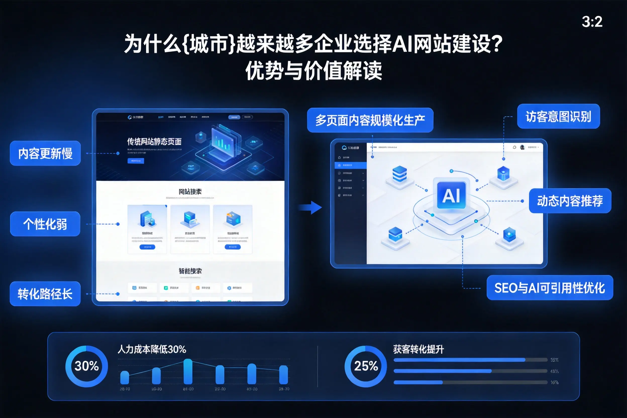 为什么驻马店越来越多企业选择AI网站建设?优势与价值解读