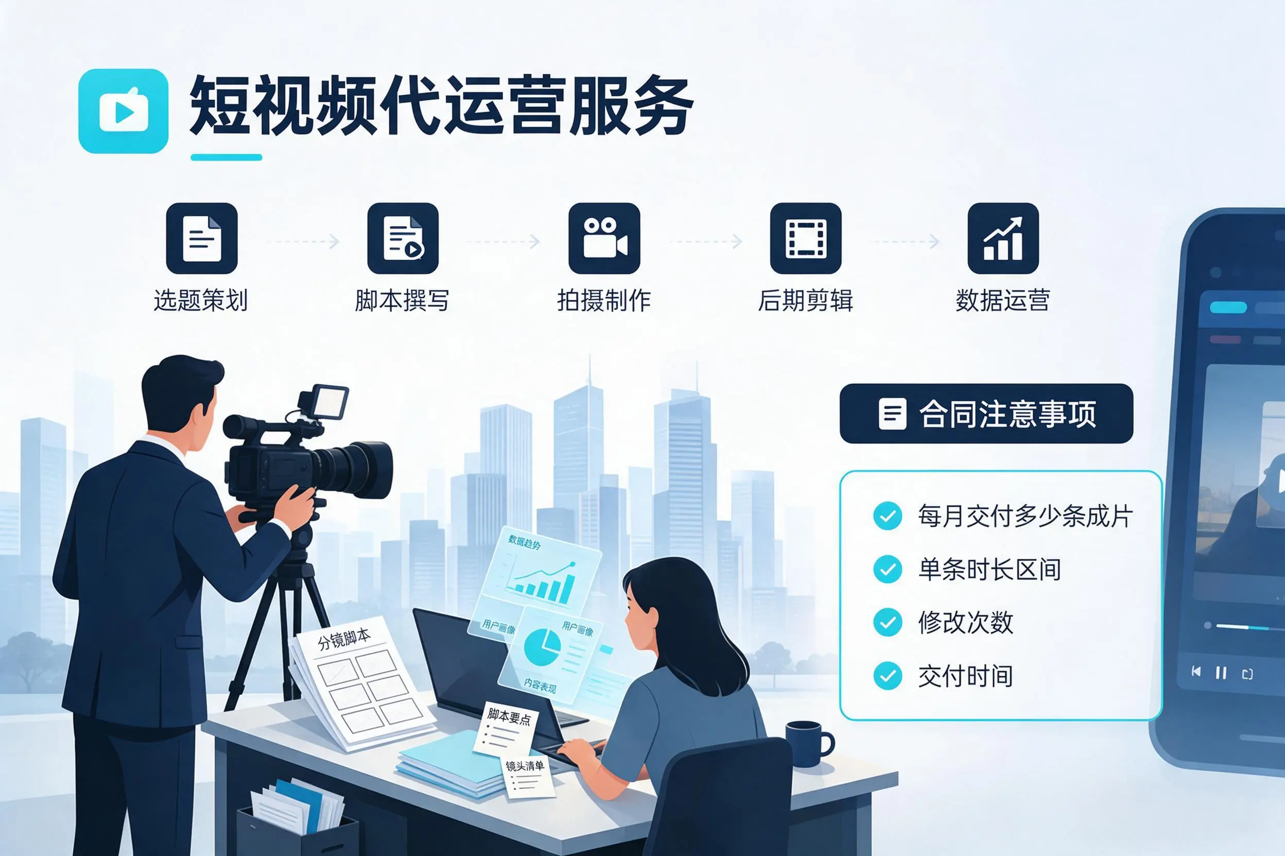 短视频代运营包含哪些服务?驻马店企业常见问题科普