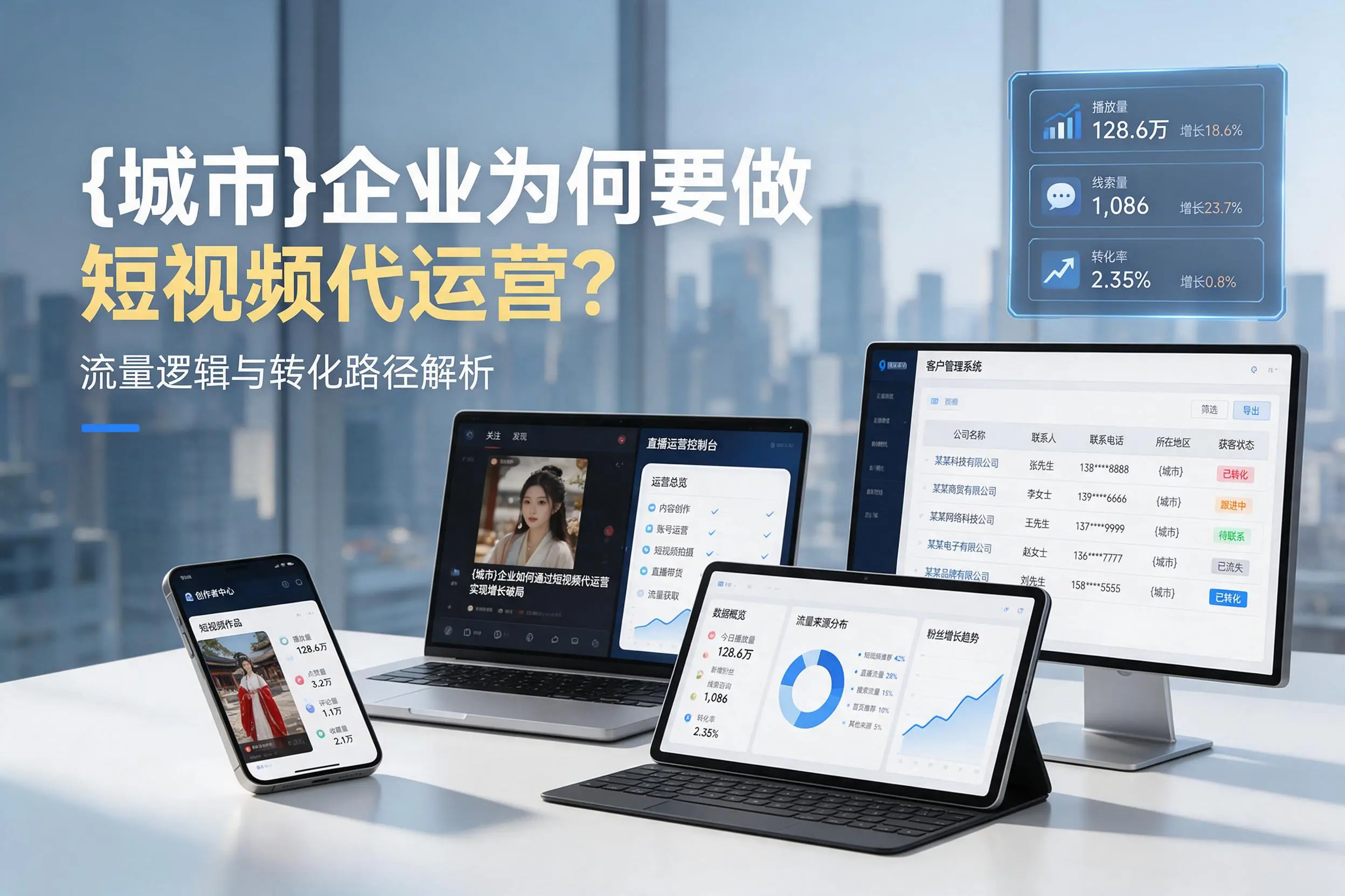 驻马店企业为何要做短视频代运营？流量逻辑与转化路径解析