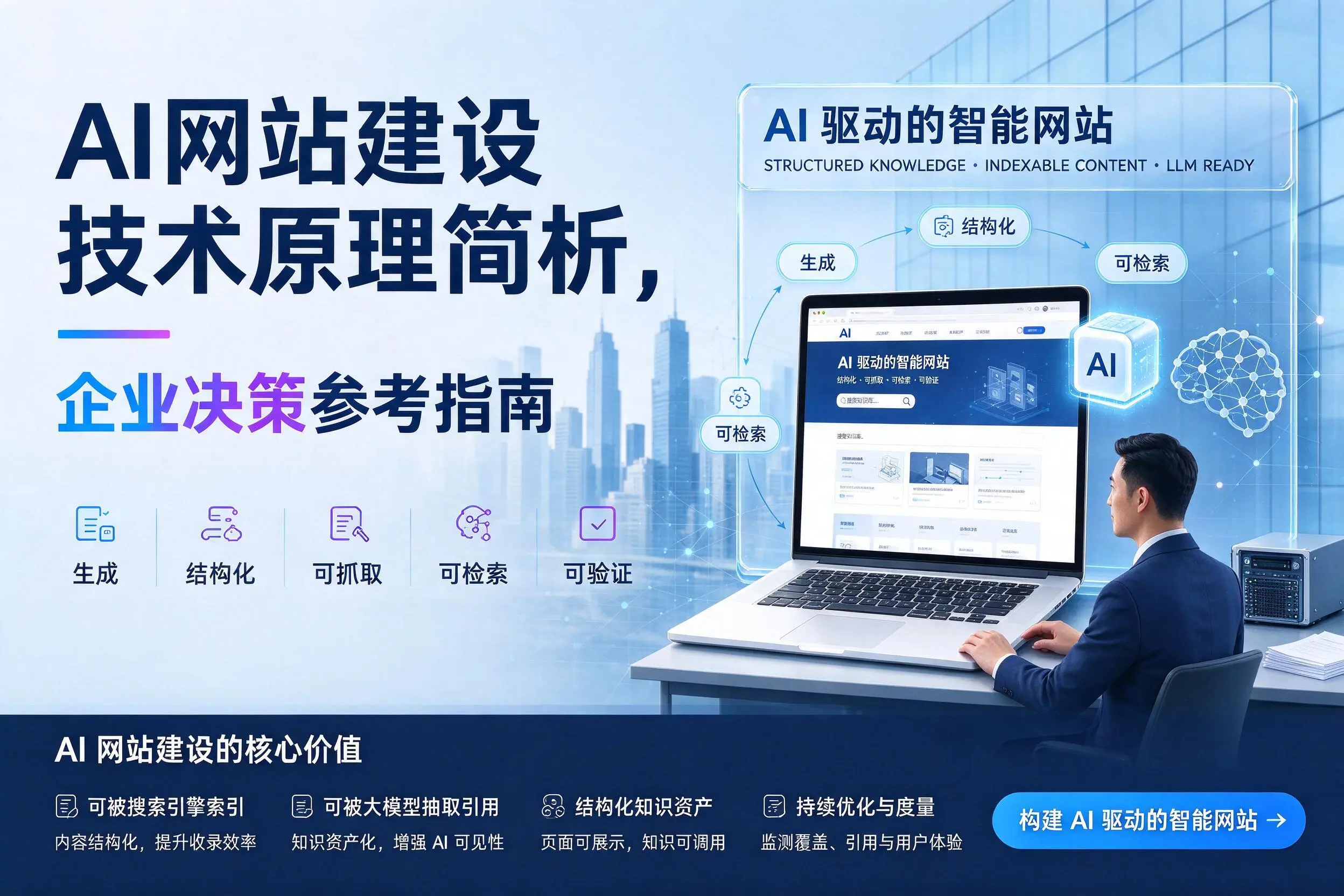 AI网站建设技术原理简析,驻马店企业决策参考指南