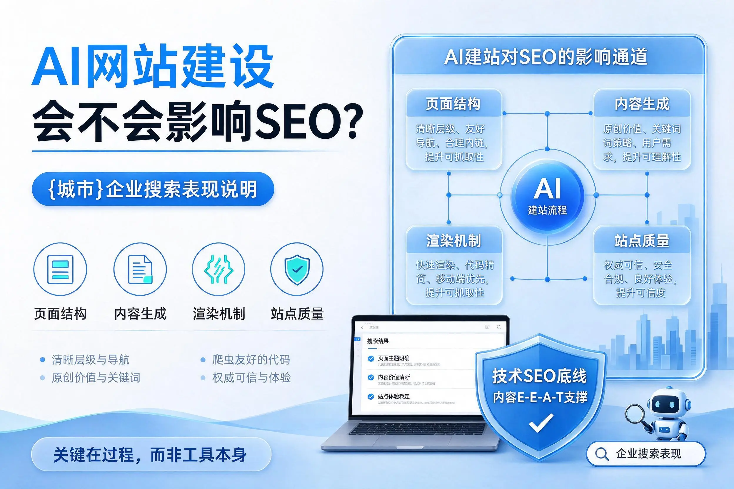 AI网站建设会不会影响SEO?驻马店企业搜索表现说明