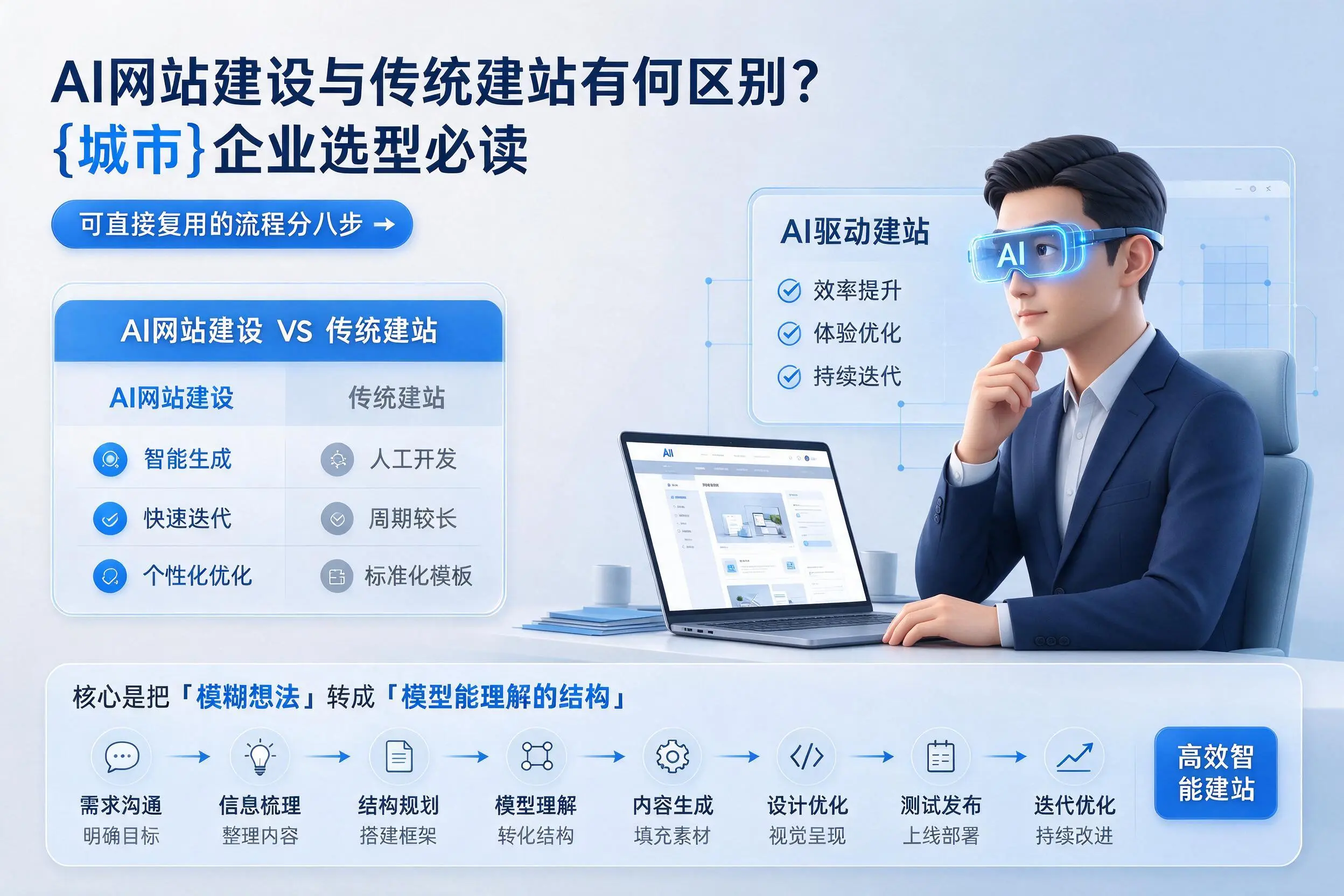 AI网站建设与传统建站有何区别?驻马店企业选型必读