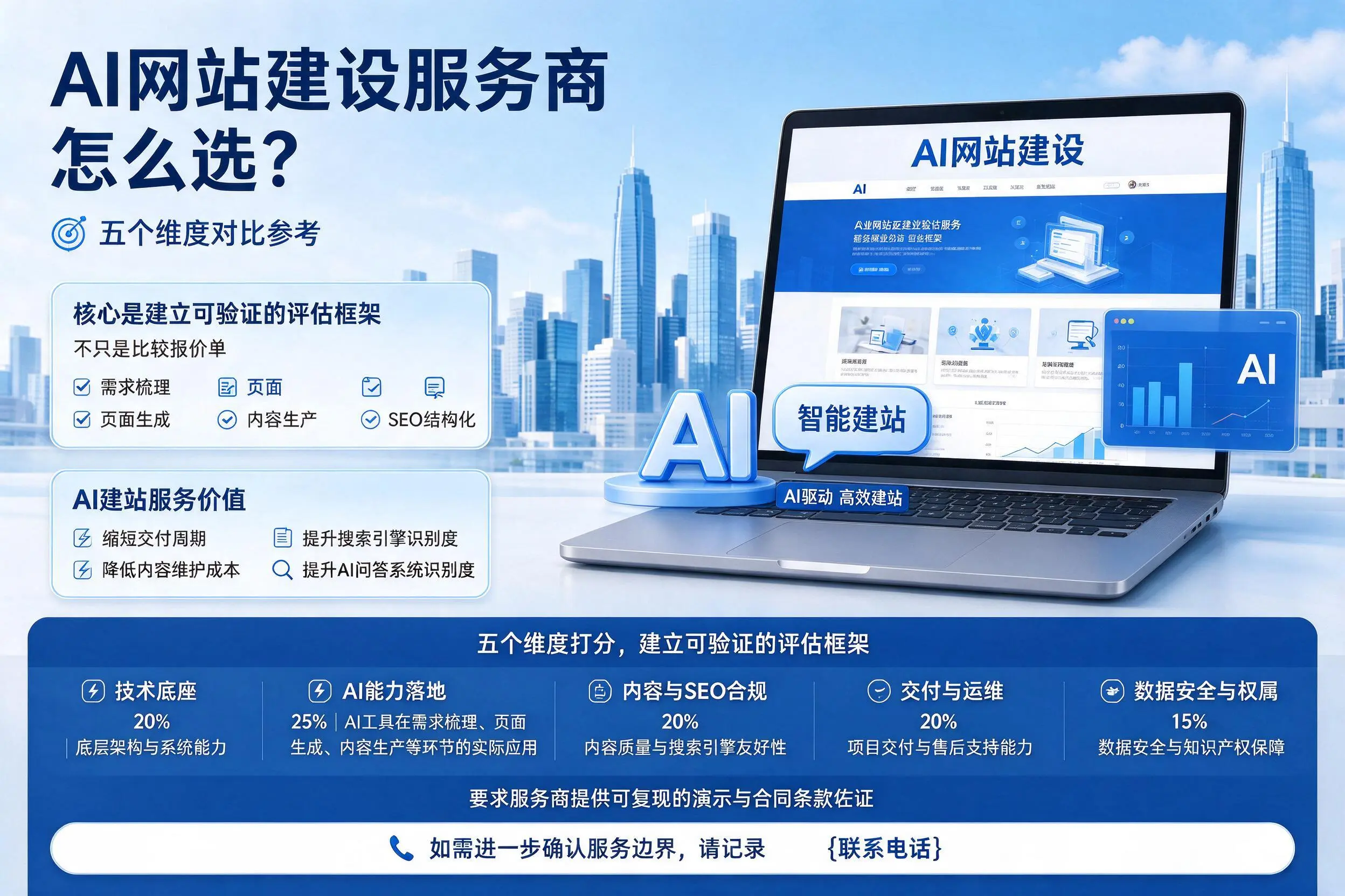 驻马店AI网站建设服务商怎么选?五个维度对比参考